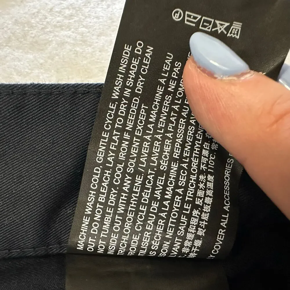 Theory Zaine 5 Pocket Baltic Hanson Twill Pants Stretch Black Gray Mens $225 NWT